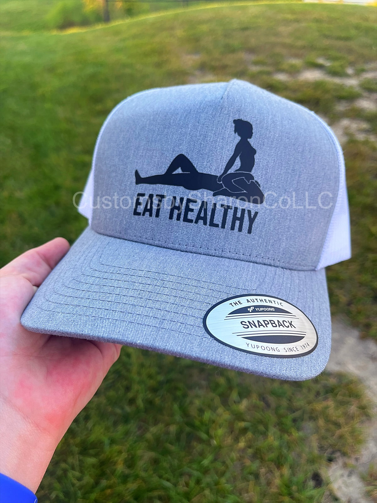 Eat healthy snapback hat