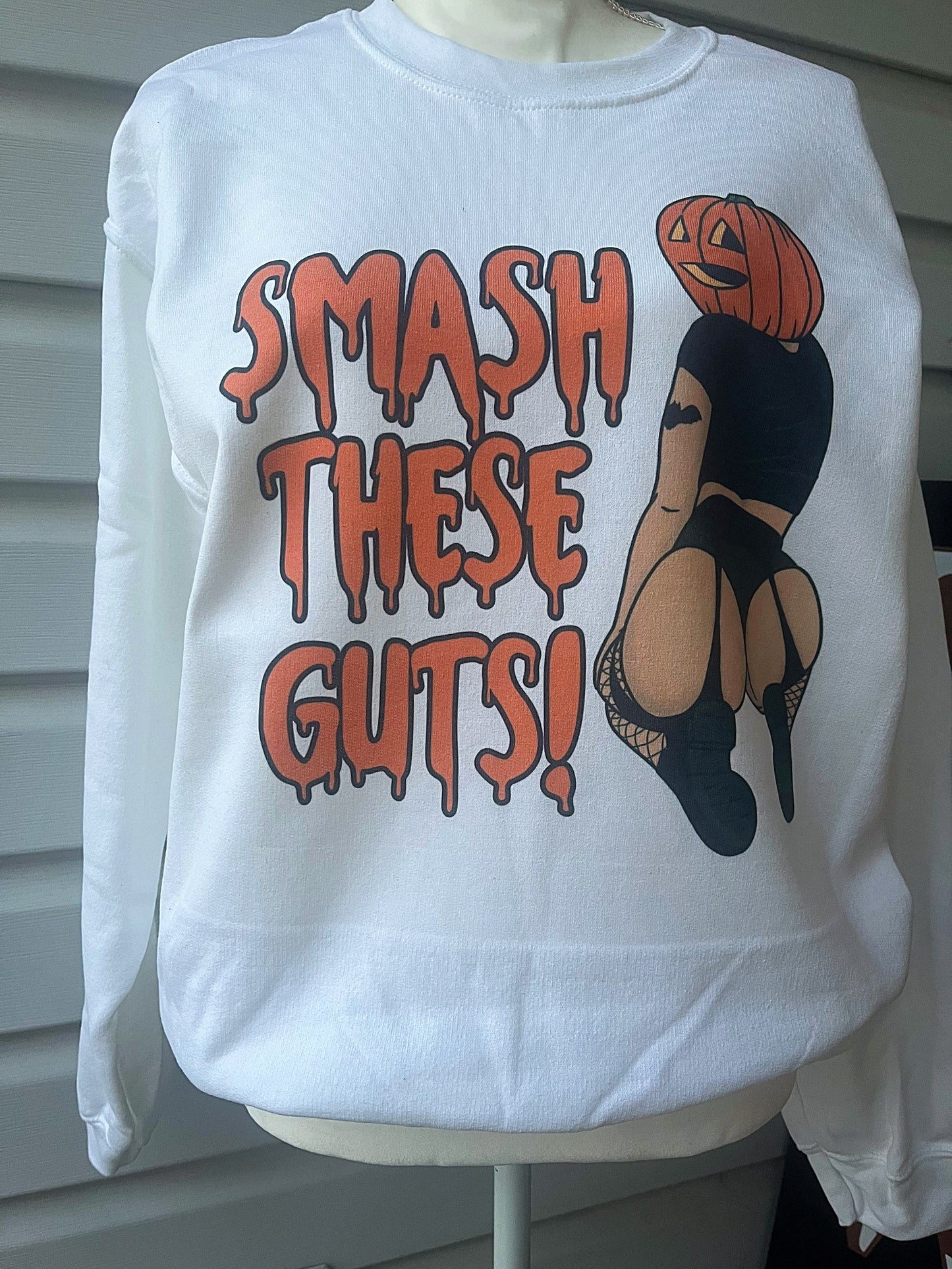 Smash these guts crewneck
