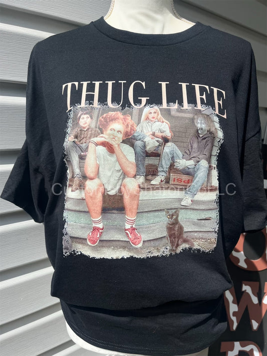 Thug life black tee