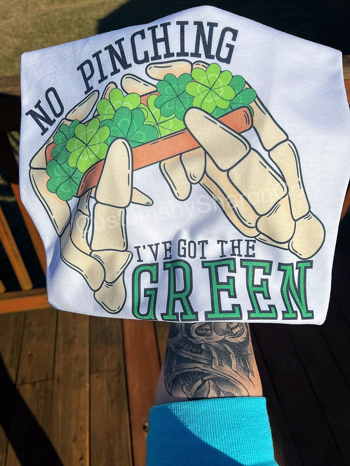 No pinching Ive got the green st patty day tee