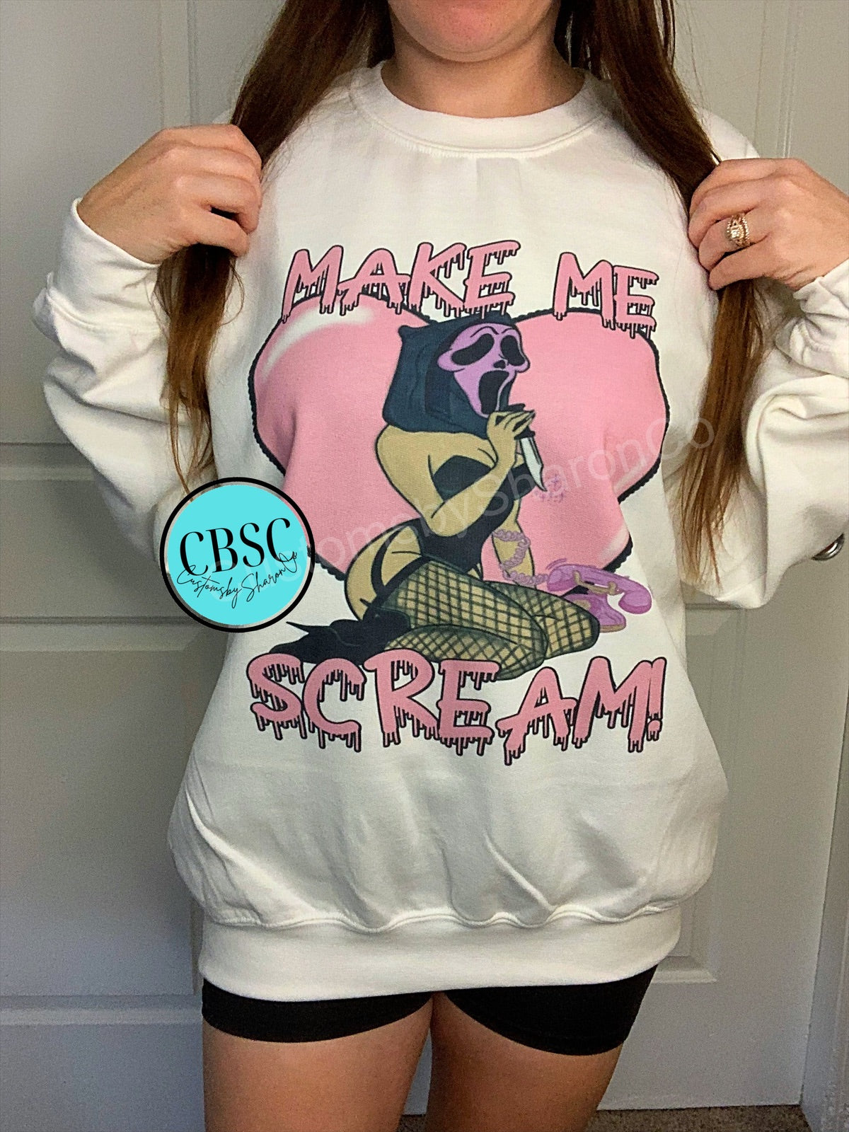 Make me scream tee or crewneck