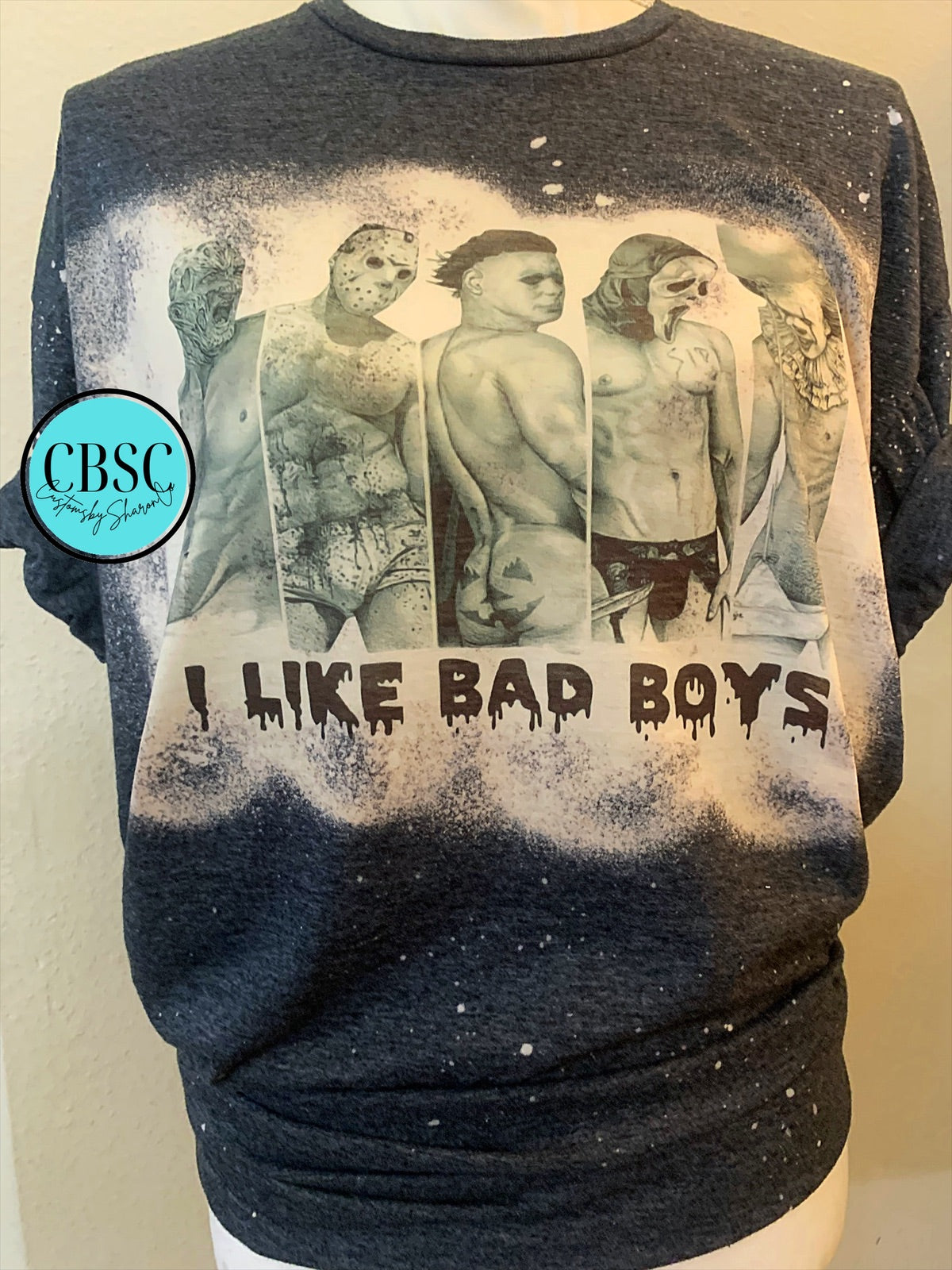 I like bad boys bleached tee