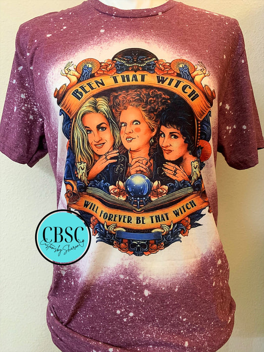 3 witches bleached tee or sweatshirt